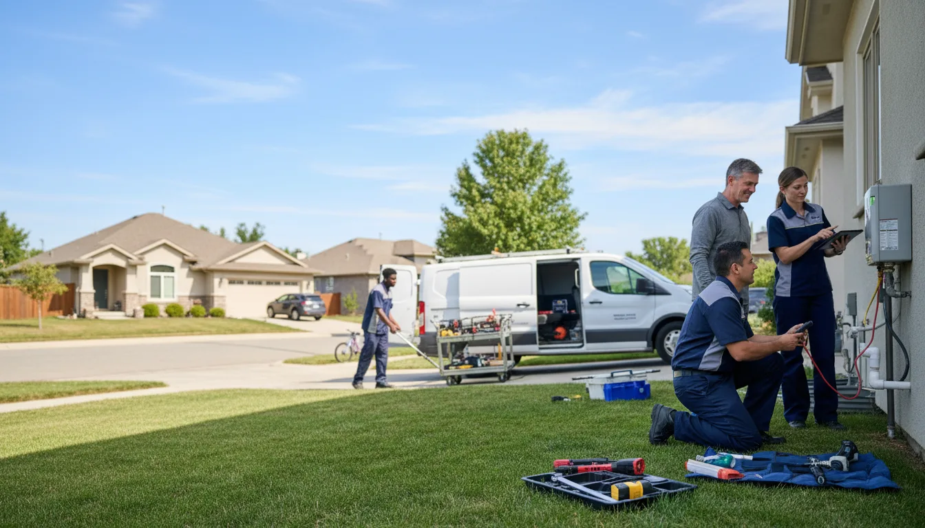 Tankless water heater service in Morrisonville, IL
